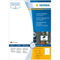 Herma Special - Polyethylen (PE) - mat - ekstrastærkt klæbemiddel - hvid - A4 (210 x 297 mm) 40 etikette(r) (40 ark x 1) filmmærkater