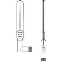 Extreme networks - Antenne - Wi-Fi - 5.2 dBi, 3.2 dBi - omni-directional - indendørs - hvid - for Zebra AP 6522