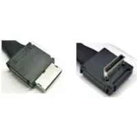 Intel OCuLink Cable Kit AXXCBL450CVCR - SAS internt kabel - 4i MiniLink SAS (SFF-8611) (han) lige til 4i MiniLink SAS (SFF-8611) (han) højrevinklet - 45 cm