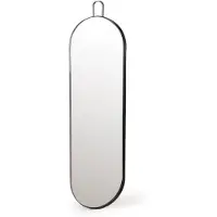 Ferm Living Poise ovalt spejl sort