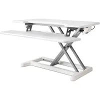BakkerElkhuizen Bakker Elkhuizen Adjustable Sit-Stand Desk Riser 2 - Stativ - for LCD-display/PC-udstyr - sort - skrivebordsstander