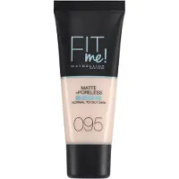 Maybelline Fit Me Matt+Poreless Flydende foundation 30 ml Nr. 95 - Fair Porcelain