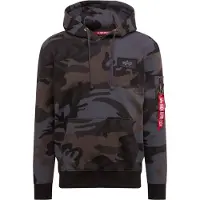 Alpha industries Sweatshirt dueblå / brun / antracit / hvid