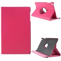 Mtp Products Samsung Galaxy Tab A 10.1 (2019) Roterende Folio Cover - Hot Pink