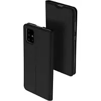 DUX Skin Pro Samsung Galaxy A51 Flip Cover med Kortholder - Sort