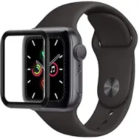 Mtp Products Apple Watch Series SE 3/SE (2022)/SE/6/5/4 Skærmbeskyttelse Hærdet Glas - 40mm - Sort