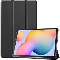 Mtp Products Tri-Fold Series Samsung Galaxy Tab S6 Lite 2020/2022/2024 Folio Taske - Sort