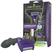Furminator Undercoat DeShedding Tool til katte med langt hår