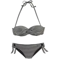 s.Oliver Bikini sort / hvid