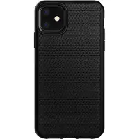 Spigen Liquid Air iPhone 11-kuffert - mat sort