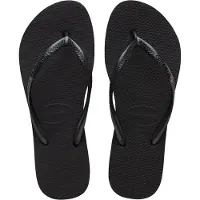 Havaianas - Sandaler og klipklapper dame - Slim Flatform Black til Unisex - Størrelse 37 - 38 - Sort