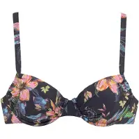 LASCANA Bikinioverdel 'Malia' antracit / koral