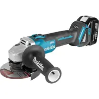 Makita DGA504RTJ - Vinkelkværn - ledningfri - 125 mm - 2 batterier - 18 V