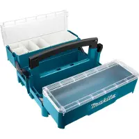 Makita P-84137 MAKPAC sammenl?sende opbevaringsboks med indsatser 6-1/2" x 15-1/4" x 11-5/8"