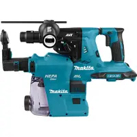 Makita DHR283ZWJU - Roterende hammer - ledningfri - 3 tilstande - SDS-plus - 2.9 Joule - intet batteri - 18 V
