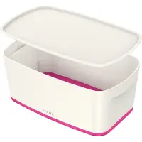 Leitz MyBox Small - Opbevaringsboks - 5 liter - pink metallisk
