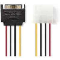 Nedis - power adapter - SATA power to 4 PIN internal power - 15 cm