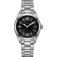 Hamilton Herreur H68551933 Khaki Sort/Stål Ø40 mm
