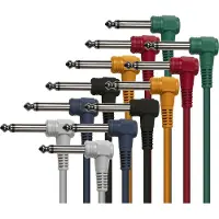 Yellow cable P060C-6 - 6 x 1/4" vinklet Jack/vinklet Jack patchkabel 60cm.