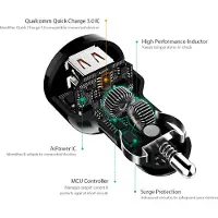 Aukey CC-T8 car power adapter - USB - 36 Watt