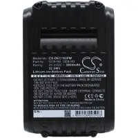 Cameron Sino Batteri til elværktøj til DeWalt DCD740, DCD740B, DCD780 og andre.