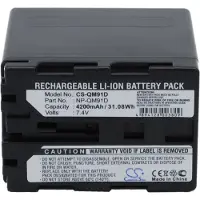 Cameron Sino Batteri til kamera til Sony DCR-DVD101, DCR-TRV730, CCD-TRV208 osv.