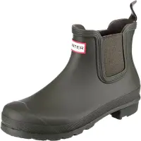 Hunter Gummistøvler - Original Chelsea - Dark Olive - - 42 - Gummistøvler