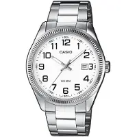 Casio Dameur LTP-1302PD-7BVEF Collection Hvid/Stål Ø30.2 mm