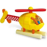 Janod Helikopter m. Magneter - - OneSize - Magnetlegetøj