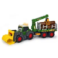 Dickie Toys - Happy Fendt 25 tommer Forester Truck and Trailer Green