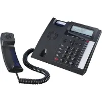 AGFEO T 18, Analog telefon, Højttalertelefon, 99 entries, Sort