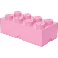 LEGO Storage Brick 8, Opbevaringsboks, Rose, Monokromatisk, Rektangulær, Polypropylen (PP), 500 mm