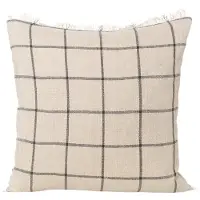 Ferm Living Calm pude Camel/Black 48x48 cm