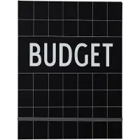 Design Letters budgetbog Sort
