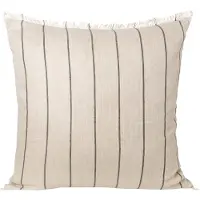 Ferm Living Calm pude Camel/Black 78x78 cm