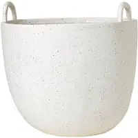 Ferm Living Speckle krukke Ø30 cm Offwhite