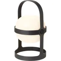 Rosendahl Soft Spot solcellelampe sort 25 cm