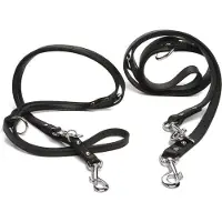 Beeztees Læder Hundesnor - Sort - 200 x 18 cm