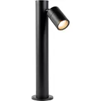 QAZQA Udendørslampe sort 45 cm justerbar IP44 - Solo