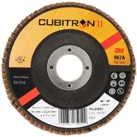 3M 3MTM CubitronTM II Flaprondel 967A, P60, Skrå, 125 mm, 10 stk/krt, PN65055 - (10 stk.)