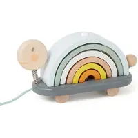 Janod Sweet Cocoon Rainbow Turtle Byggespil