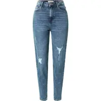 Pieces Kesia Mom Ankle Destroy235 Vi Højtaljede Jeans