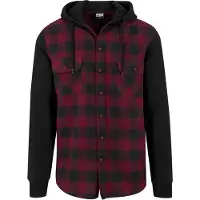 Urban Classics Skjorte merlot / sort