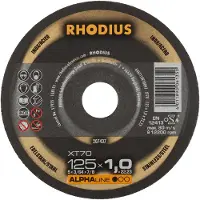 Rhodius XT70 Skæreskive 125x1,0 - 10-pak