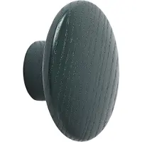 Muuto The Dots tøjknag dark green Ø6,5 cm
