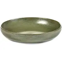 Serax Surface dyb tallerken 16 cm Camogreen