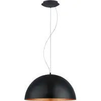 Eglo GAETANO 1 PENDEL Ø530 SORT/KOBBER