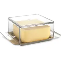 GEFU 33621, Rektangulær, Transparent, Plast, Rustfrit stål, Plast, 140 mm, 80 mm