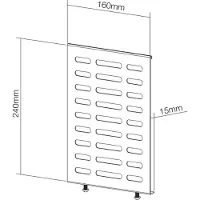NeoMounts NS-MBTC100 - Komponenter til montering (medieboksholder) - sort - for NS-WMB200, NS-WMB300