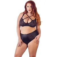 Cottelli collection Sophisticated Plussize Underwired Bra and Brief